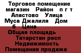 Торговое помещение магазин › Район ­ п.г.т Апастово › Улица ­ Муса Джалиля › Дом ­ 7б › Цена ­ 2 500 000 › Общая площадь ­ 46 - Татарстан респ. Недвижимость » Помещения продажа   